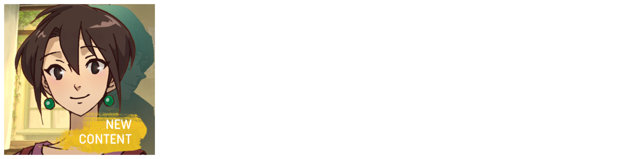 This is icon of Behind the Frame app. It's a square with rounded angles. The background of the icon's green with a painting of a cat with half of the face yellow. The iris of the eyes are green and pupil black. This is exclusive for English BTF website.